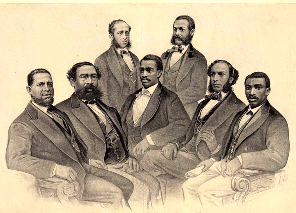 seven African American congressmen in the 1870's